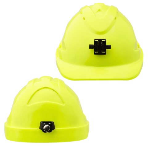 PROCHOICE V9 HARD HAT UNVENT LAMP BRACK RATCHET HARN - FL YELLOW